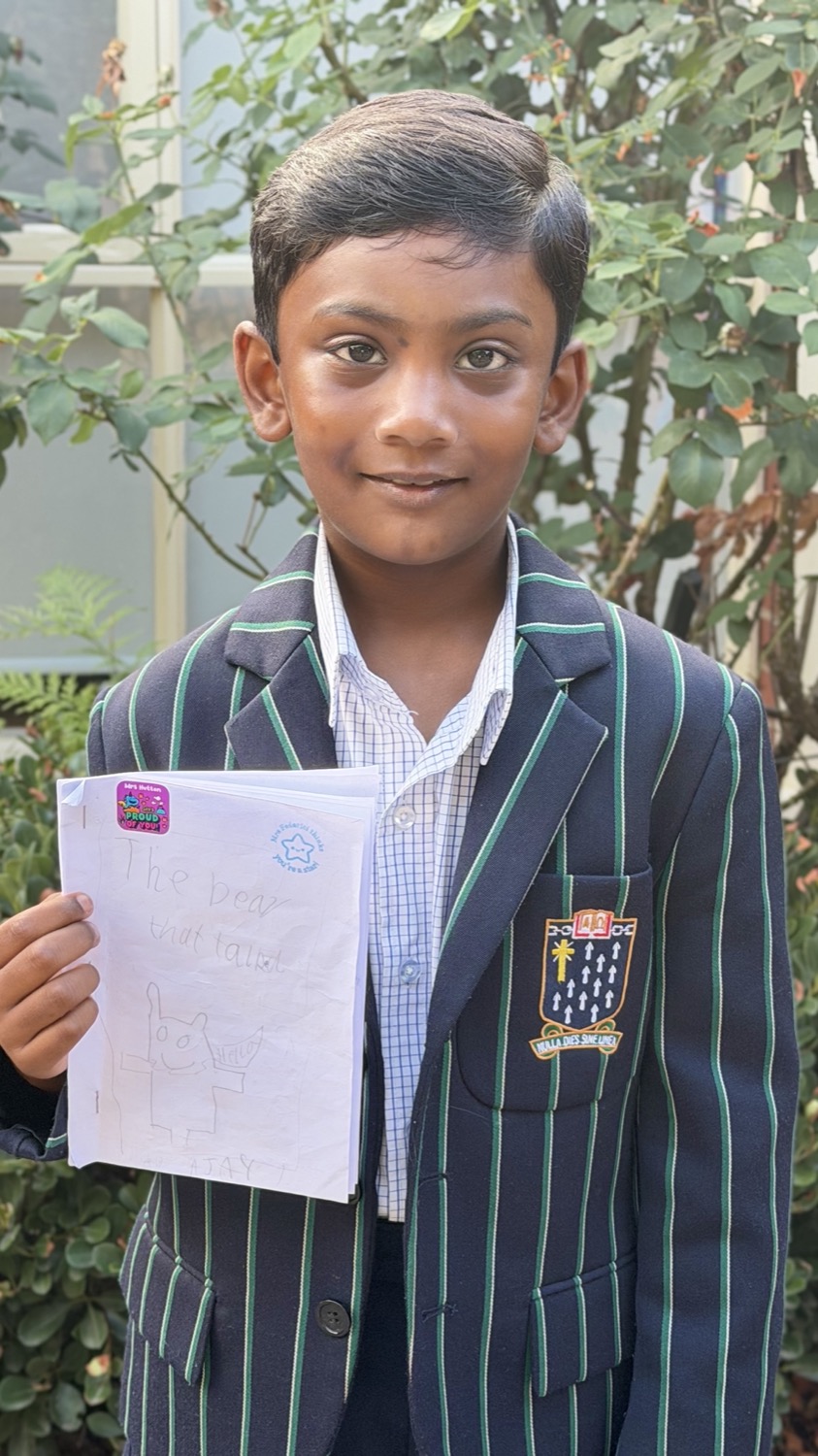 Andrew Ajay Rajasekar, 7-year-old author