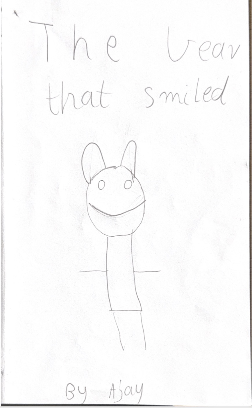 The Bear That Smiled — Andrew Ajay's handwritten manuscript